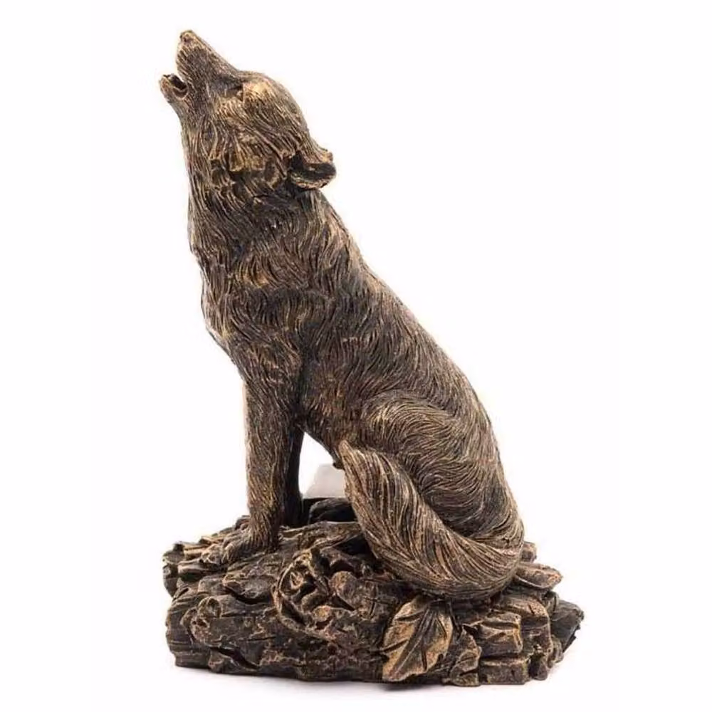 Jardinopia Antique Bronze Wolf Plant Pot Feet, Set of 3 Metal Planter Risers – 2