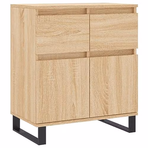 vidaXL Modern Sideboard in Brown, W/D/H: 60 x 35 x 70 cm