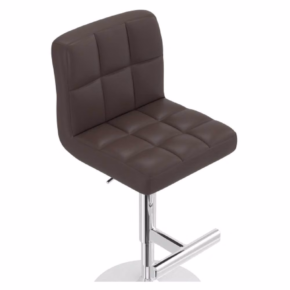 netfurniture Cuborn Adjustable Kitchen Breakfast Bar Stool in Brown – 2