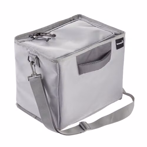 Keeeper Neo Foldable Insulated Bag with Shoulder Strap, Anthracite Grey