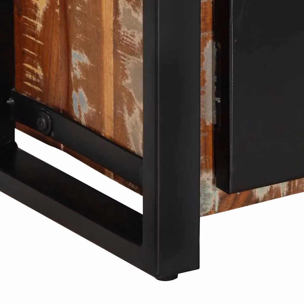 Berkfield Home Industrial Solid Reclaimed Wood TV Cabinet in Brown W/D/H: 100 x 30 x 40 cm – 5