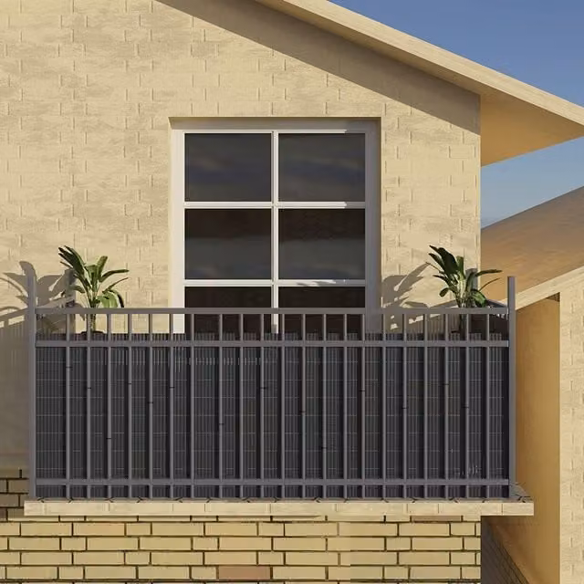Livingandhome Opaque PVC Strip Privacy Screen, Grey, W: 500 cm, H: 150 cm