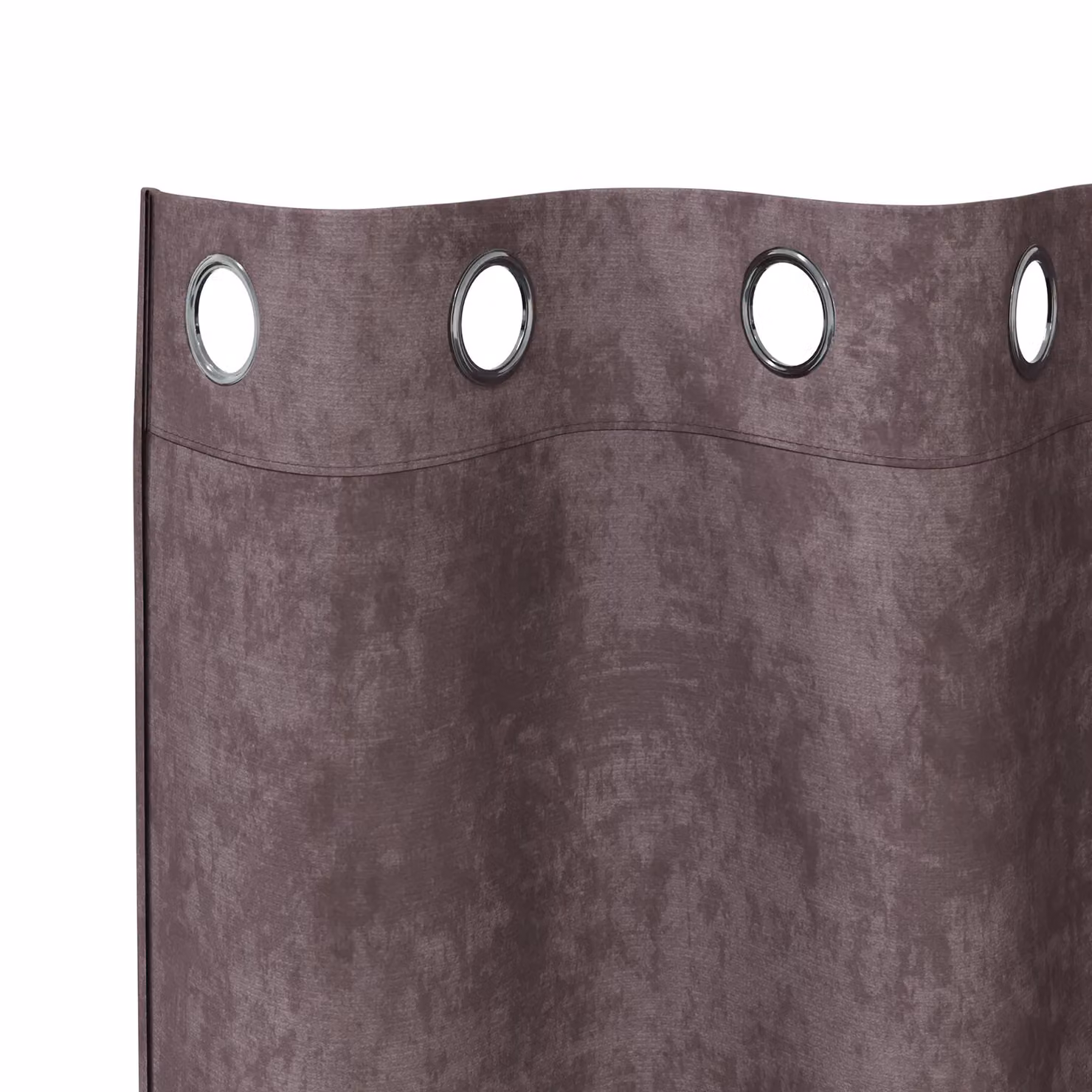 Berkfield Home Brown Velvet Eyelet Curtains, 2 Pack, H 175 cm x W 140 cm – 4