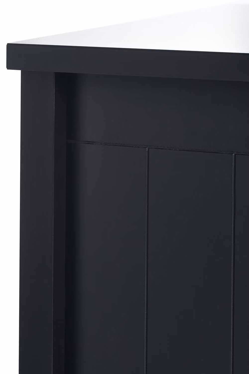 Julian Bowen Maine 3 Drawer Low Chest of Drawers in Anthracite Black – 4