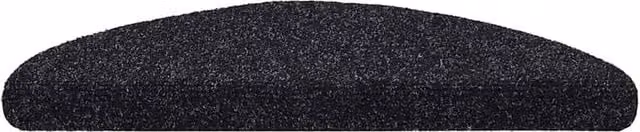 Berkfield Home Self-adhesive Non-slip Stair Mats, 5 Pieces, Black, W: 56 cm, D: 17 cm, H: 3 cm – 1