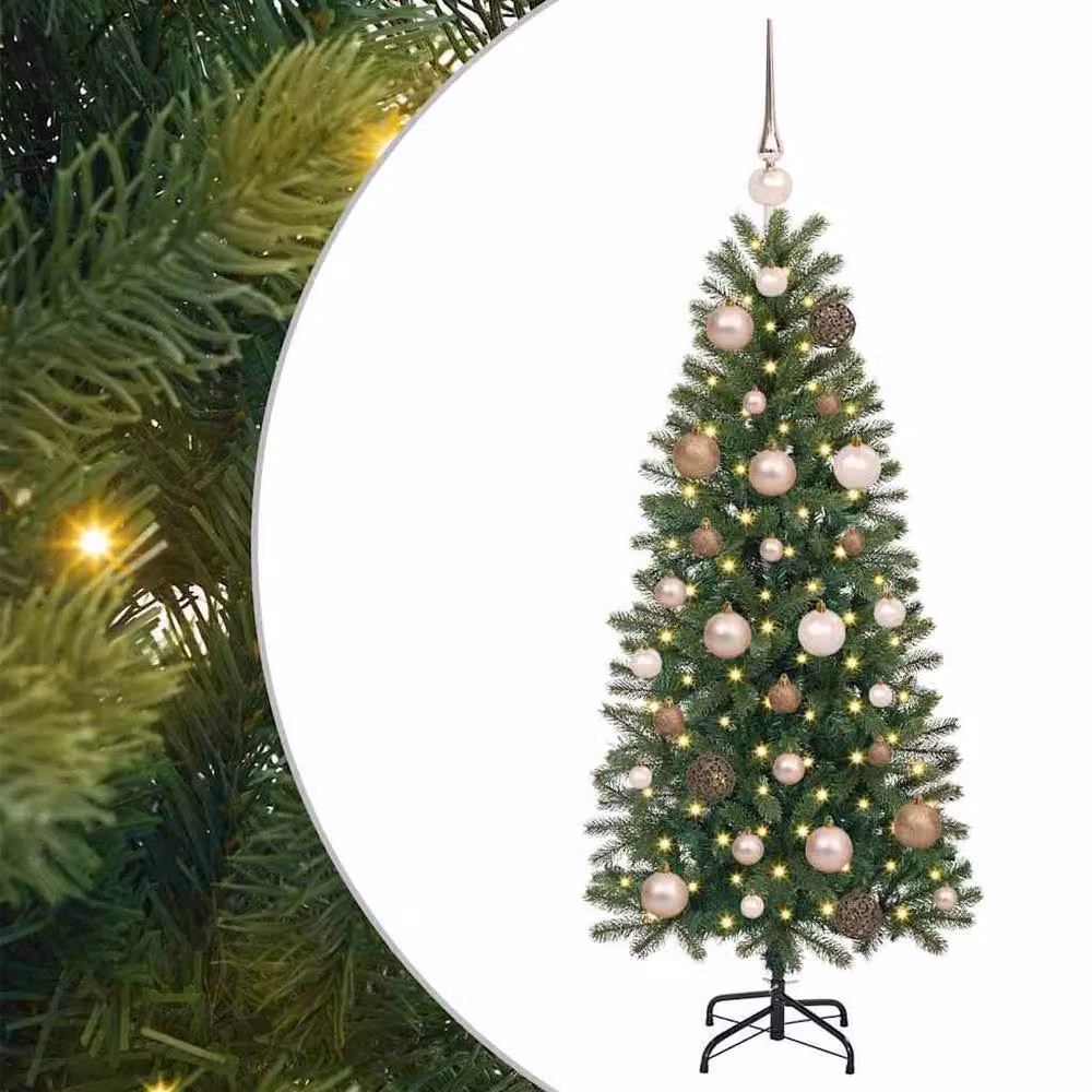 Berkfield Home Elegant Green Artificial Christmas Tree with 150 LEDs, Height: 120 cm – 3