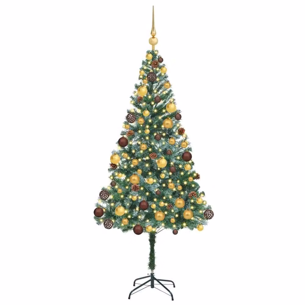Berkfield Home Artificial Green Christmas Tree with Stand, Height: 180 cm – 3