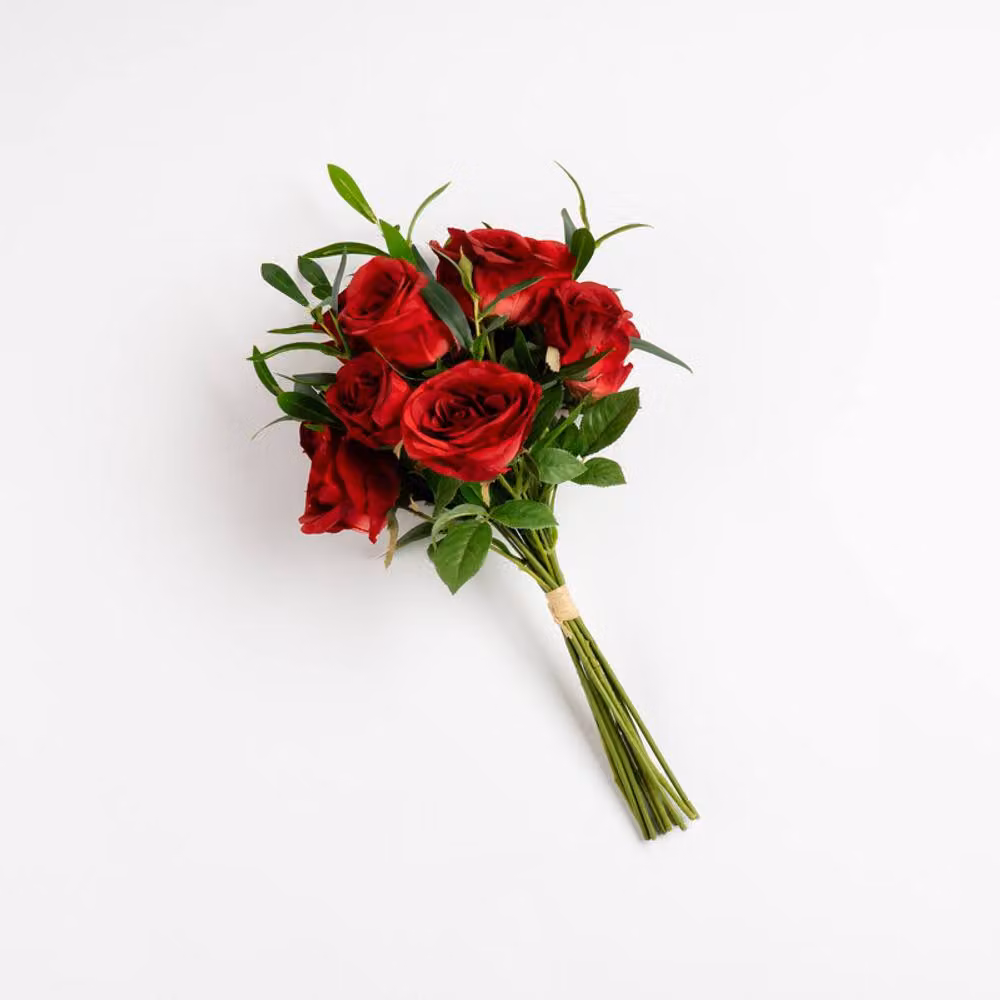Scottish Everlastings Ltd Red Rose Bouquet, 47 cm – 3