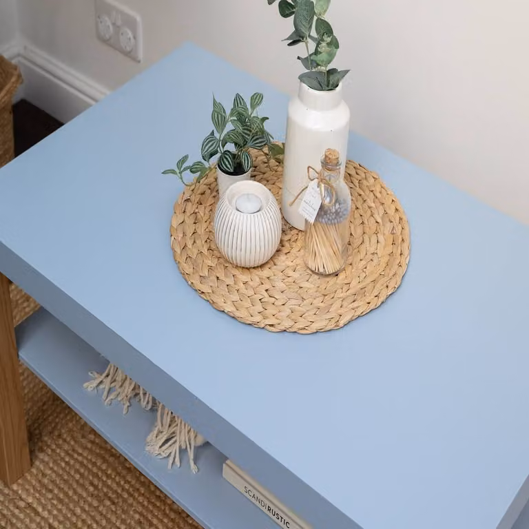 D-C-Fix Matt Heritage Blue Self Adhesive Vinyl Wrap Film, W: 67.5 cm, H: 200 cm