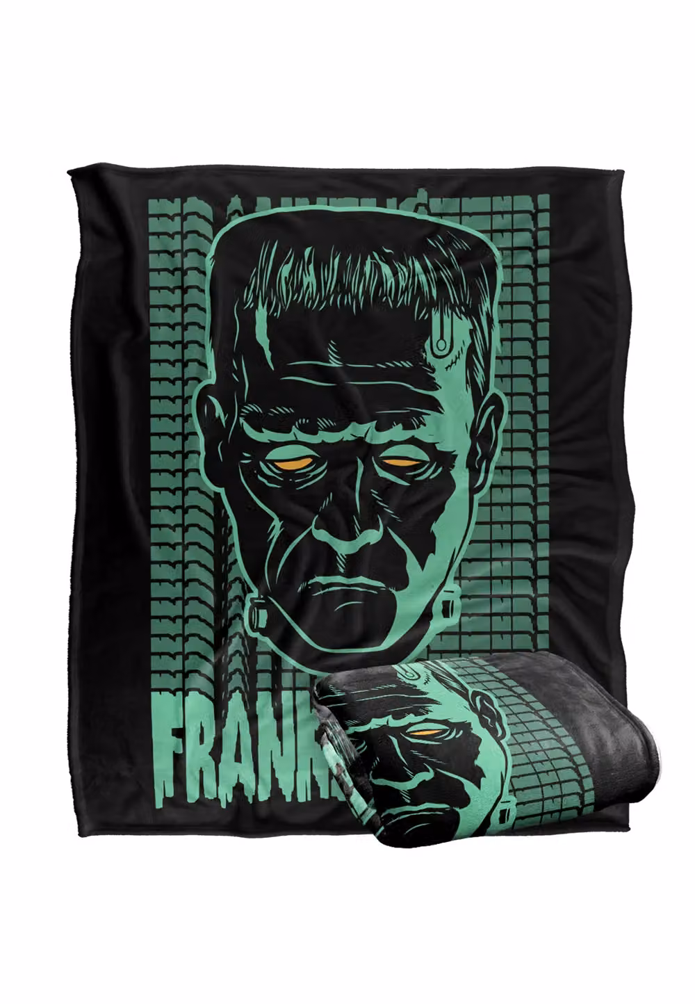 Universal Monsters Frankenstein Silky Touch Super Soft Throw Blanket in White – 2