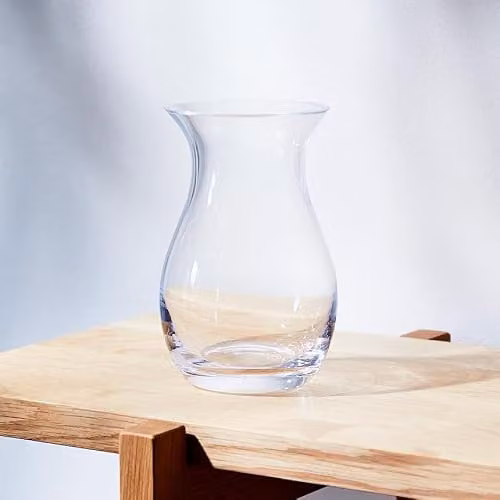 LSA International Flower Posy Vase, Handmade Mouthblown Glass, Transparent, Height: 17.5 cm – 2