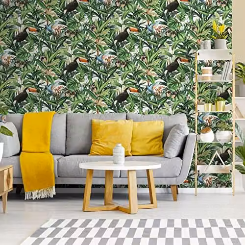 Erismann Paradisio 2 Floral Non-Woven Vinyl Wallpaper, Multicolour, Roll – 2