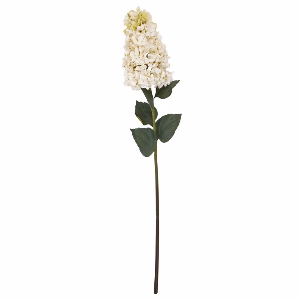 Lemon Pavilion White Artificial Spear Hydrangea, W15 x D15 x H88 cm – 3