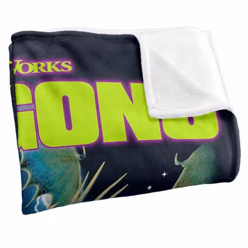 Trevco Toothless and Dragons Adventure Poster Super Soft Fleece Throw Blanket, Multicolour, W: 152 cm, D: 127 cm – 2