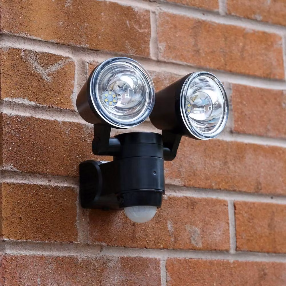 SPETLEK Adjustable Motion Sensor Wall Flood Light Pack of 3, Black – 2