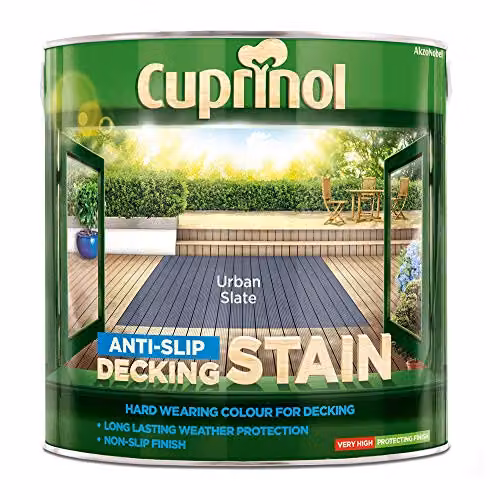 Cuprinol Water Based Woodcare in Grey, 2.5 l – 2