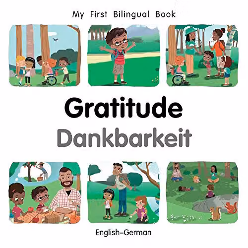 Milet Publishing My First Bilingual Book Gratitude English-German Multicolour Board Book