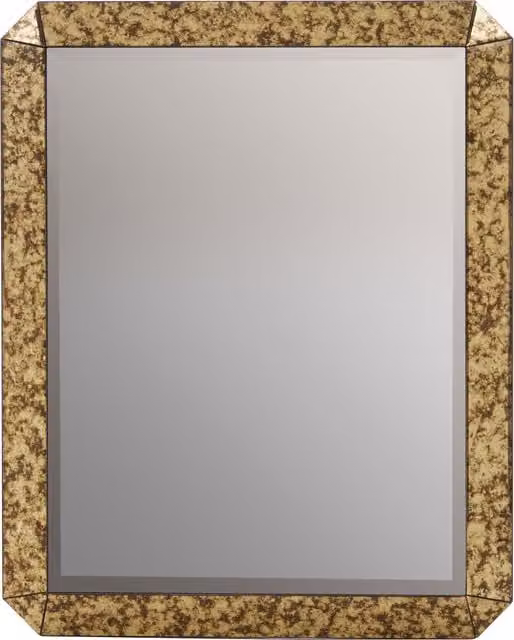 Orsina Antique Gold Rectangular Wall Mirror – 1