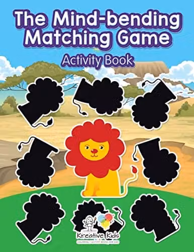 Kreative Kids The Mind-bending Matching Game Activity Book, Multicolour