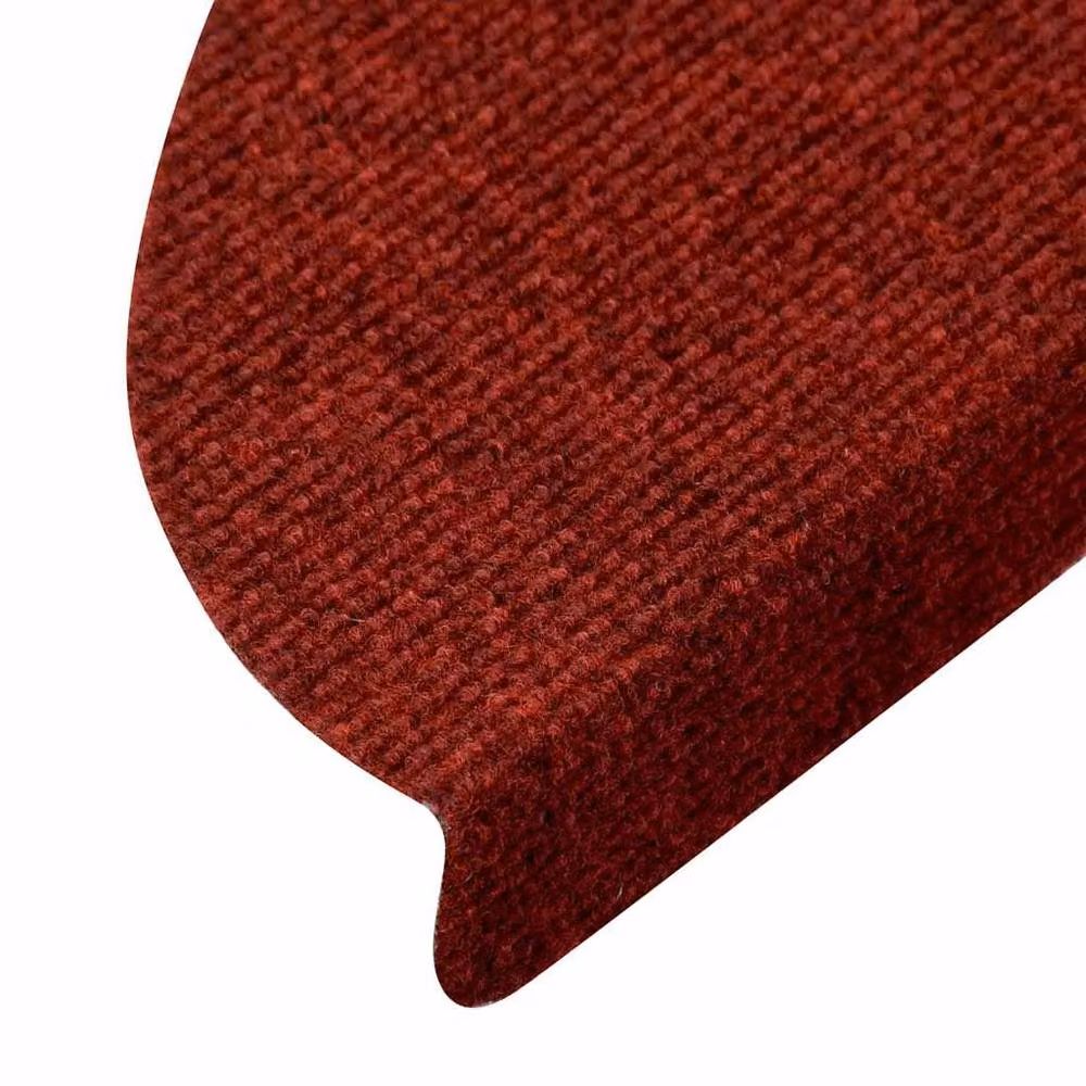 Berkfield Home Self-adhesive Stair Mats, 15 Pieces, Red, W/D/H: 56 x 17 x 3 cm – 4
