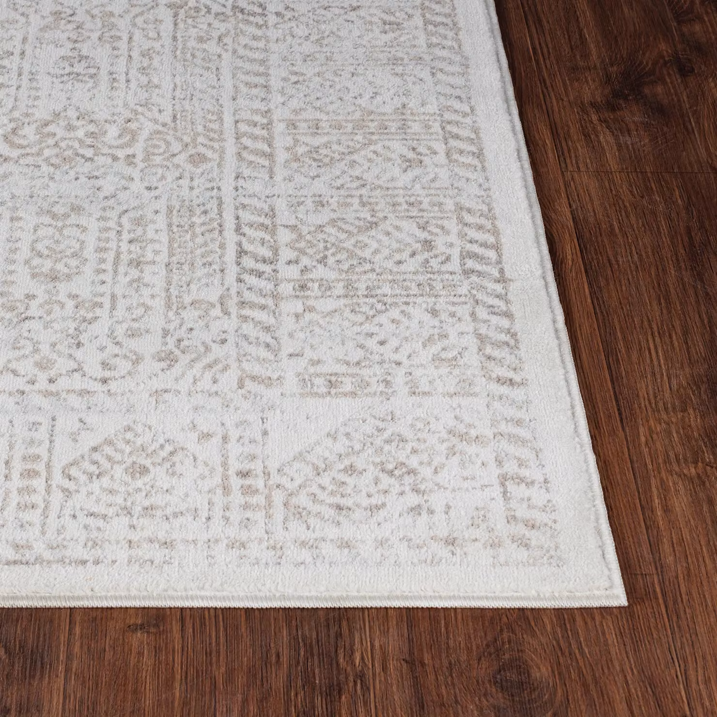 Livabliss Floransa Vintage Traditional Boho Living and Dining Rug in Beige, W: 120 cm, L: 170 cm – 2