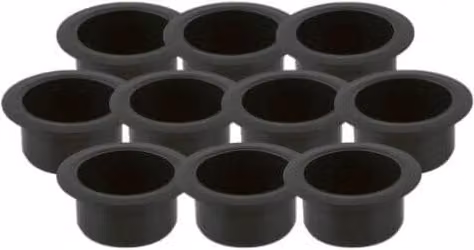 FloPlast Inspection Chamber Blanking Plug, 110mm, Black, Pack of 10