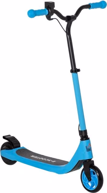 HOMCOM 120W Motor E-Scooter with Battery Display and Height Adjustable Handlebar, Blue