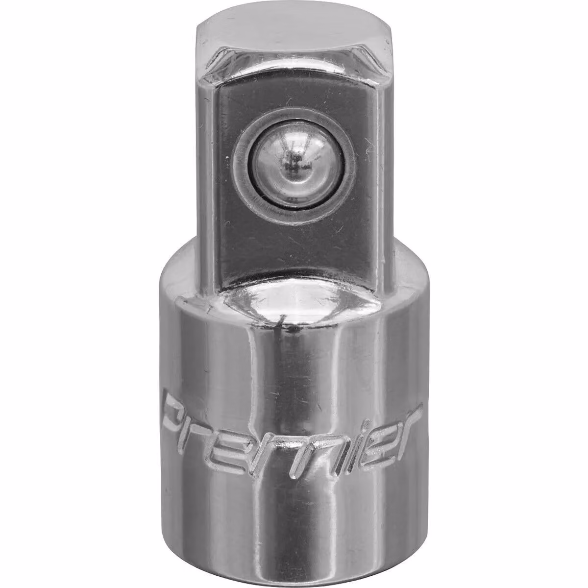 Loops 3/8 inch Square Drive Female to 1/2 inch Male Socket Adapter Converter in Silver Chrome Vanadium Steel – 2