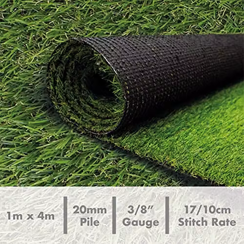 St Helens Home & Garden Artificial Grass in Light Green with 20mm Pile Height – 2