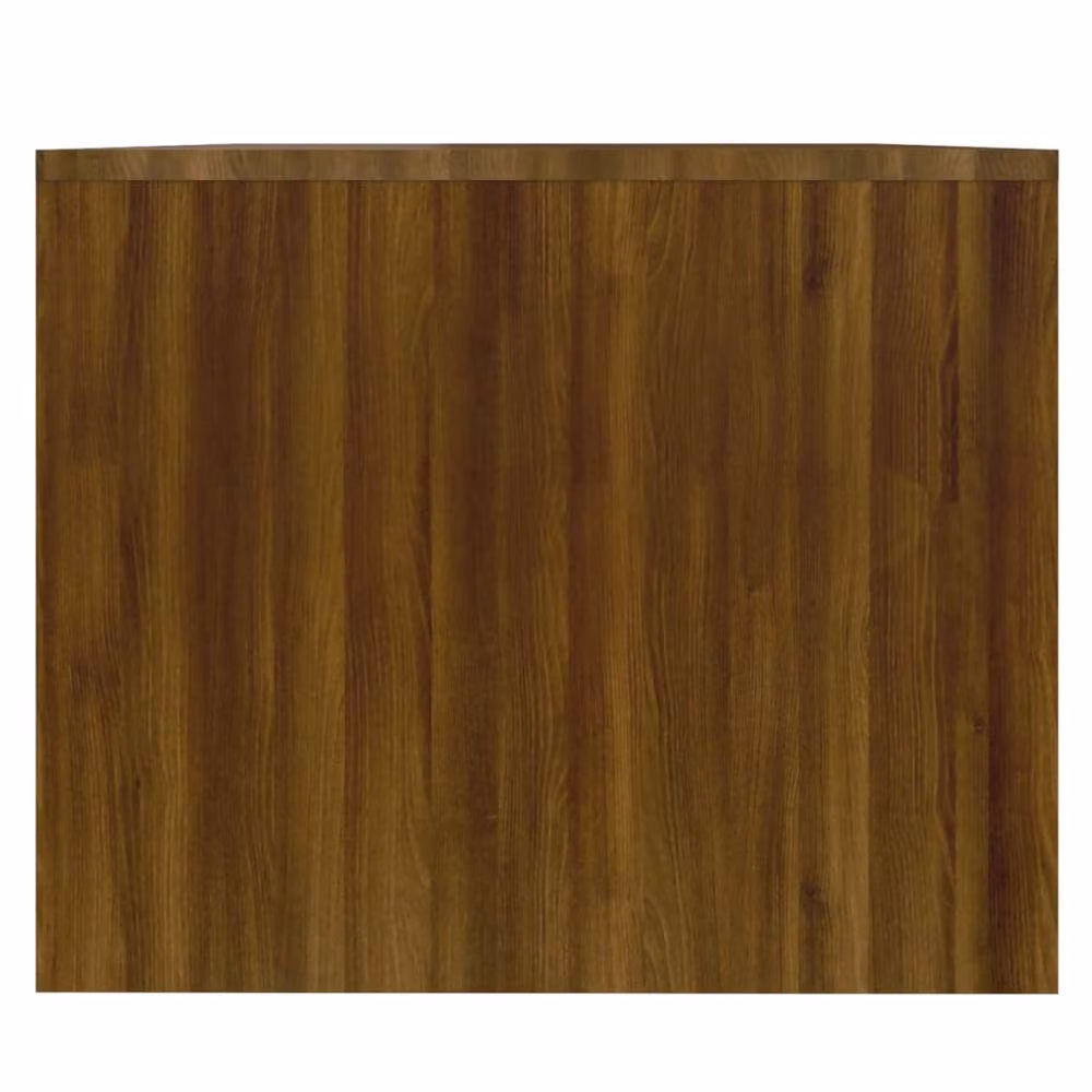 Berkfield Home Modern Rectangular Coffee Table in Brown Oak, W/D/H: 90 x 50 x 41.5 cm – 3