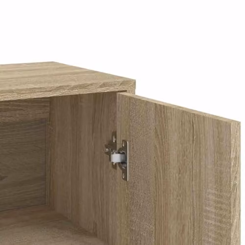vidaXL Modern Sideboard in Sonoma Oak, Brown Engineered Wood, W/D/H: 60 x 31 x 84 cm – 3
