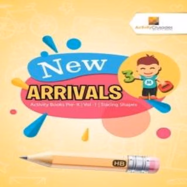 Activity Crusades Pre-K Volume 1 Tracing Shapes Activity Book, Multicolour