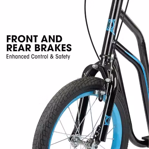 Xootz Blue Metal BMX Scooter with Brake – 4