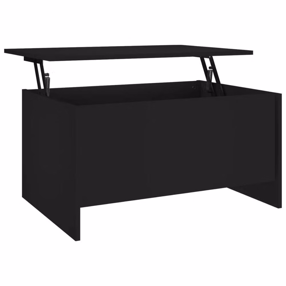 Berkfield Home Black Modern Coffee Table with Lift Mechanism, W/D/H: 80 x 55.5 x 41.5 cm – 2