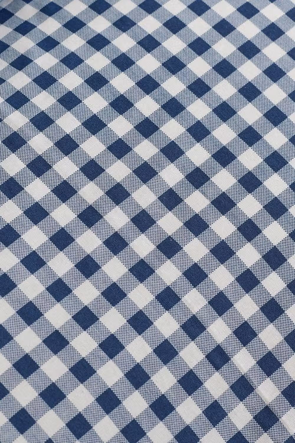 Catherine Lansfield Bamford Gingham Check Single Fitted Sheet in Blue, W: 90 cm x L: 190 cm – 3