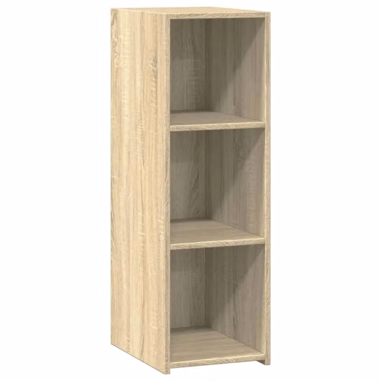 Berkfield Home Sonoma Oak Sideboard in Brown and Beige, W/D/H: 30 x 41 x 93 cm