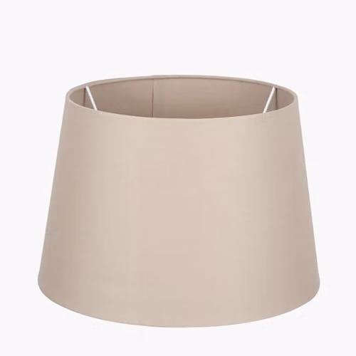 Pacific Lifestyle Modern Cone Fabric Lampshade in Grey or Beige, Diameter: 40 cm – 2