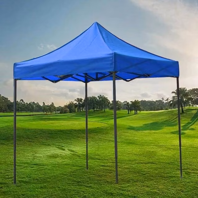 KORVIXA Blue Polyester Gazebo Top Cover Roof Replacement, W: 290 cm x D: 100 cm x H: 100 cm