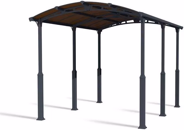 Palram Alpine Carport Kit 5000 RV in Grey, W: 352 cm, D: 507 cm, H: 307 cm