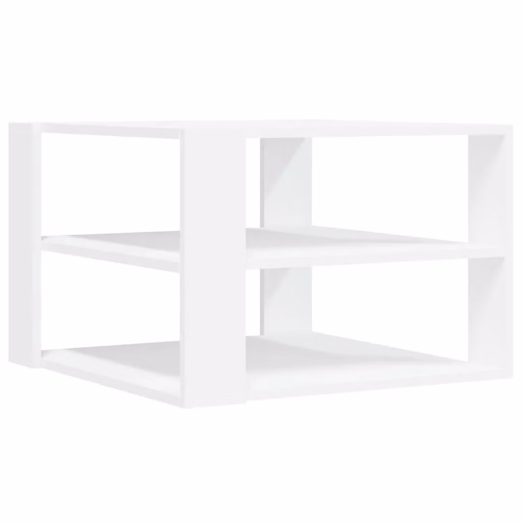 Berkfield Home White Square Coffee Table in Engineered Wood, W: 59.5 cm, D: 59.5 cm, H: 40 cm – 2