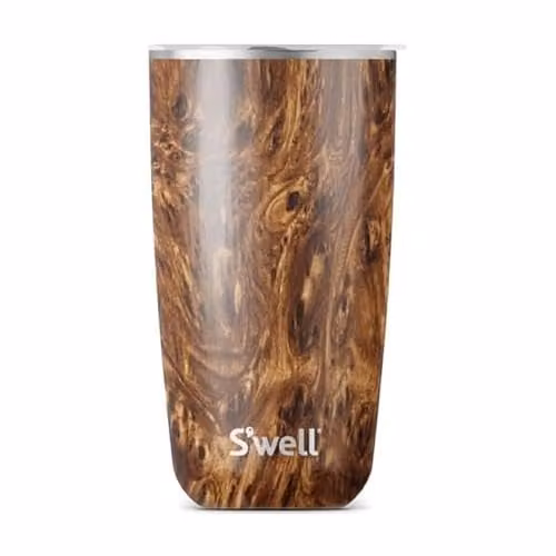 S'well Brown Stainless Steel Tumbler with Lid, 530ml – 1
