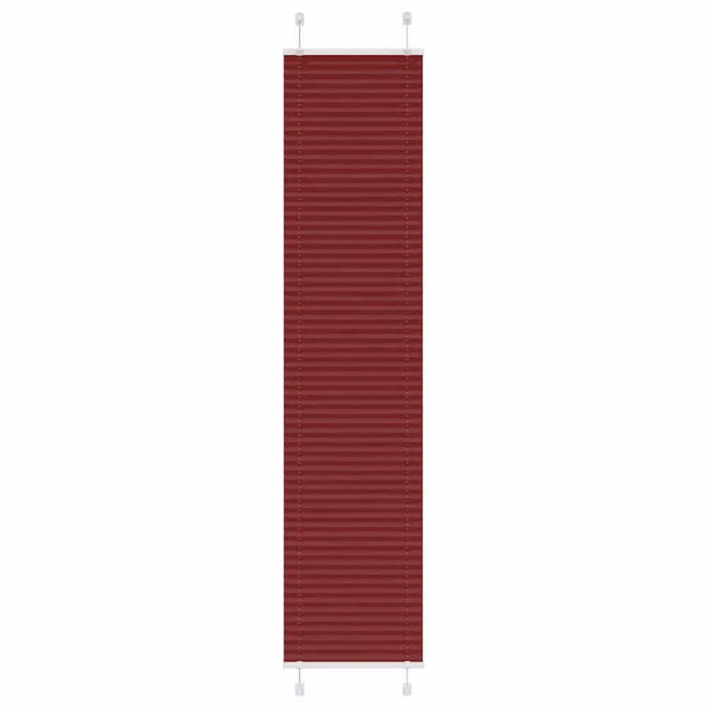 Berkfield Home Single Pleat Corded Blind in Bordeaux Red, W: 49.4 cm, H: 200 cm, Polyester – 2