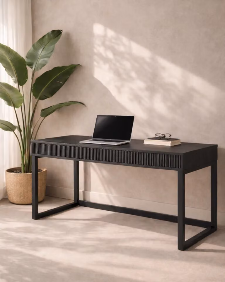 Tommy Franks Costine Black Writing Desk