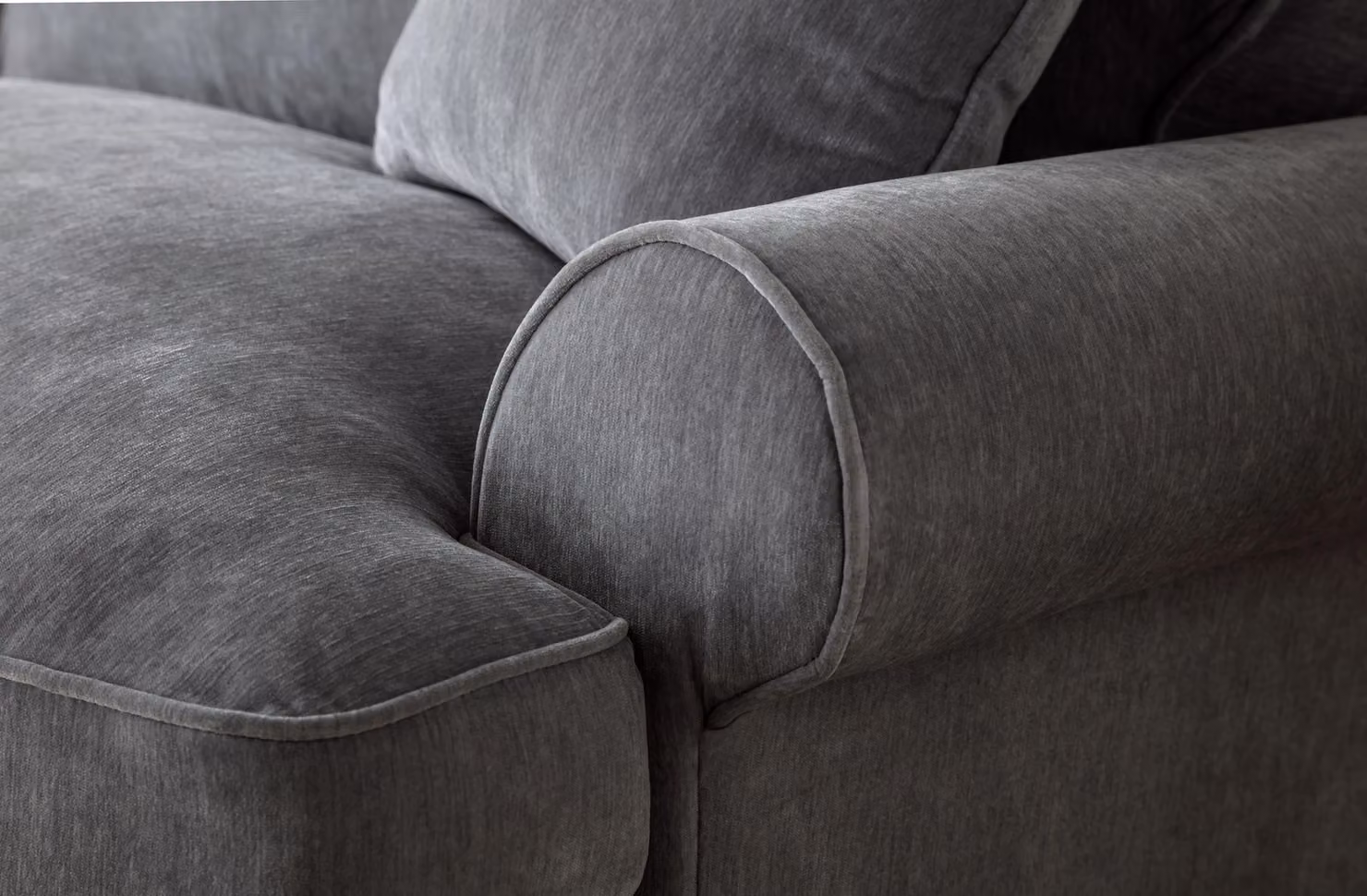The Great Sofa Company Ezra 2 Seater Textured Velvet Sofa in Grey – 3