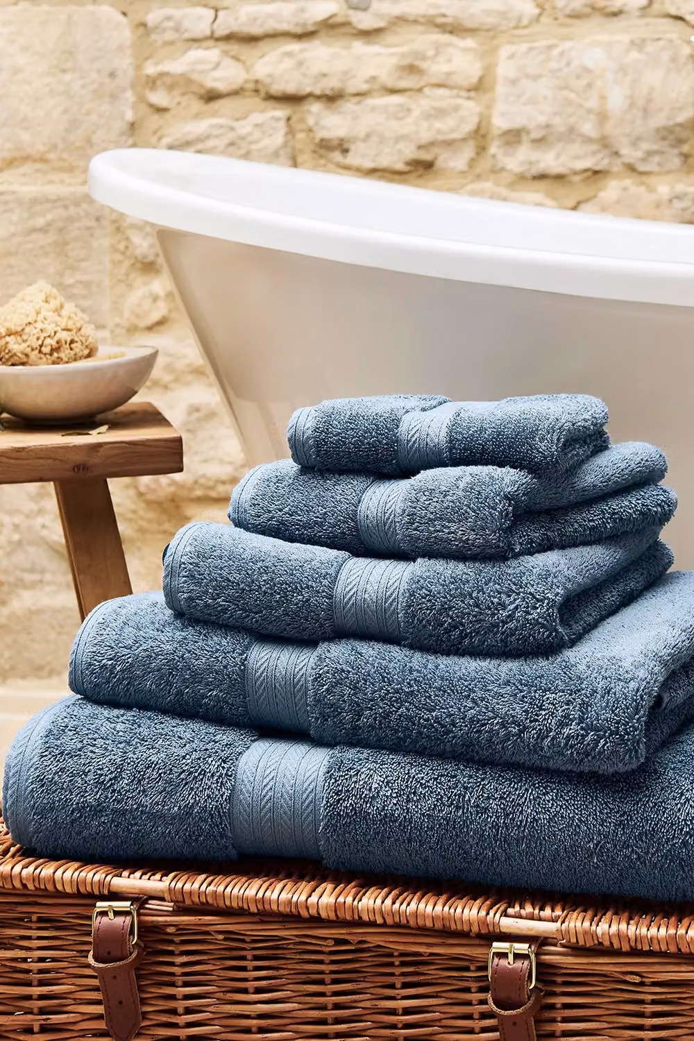 Christy Renaissance Luxury 675GSM Egyptian Cotton Towels in Dark Blue – 4