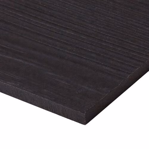 SwissPearl Black Fibre Cement Cladding Plank Board, Pack of 4, W: 18 cm, L: 3.6 m