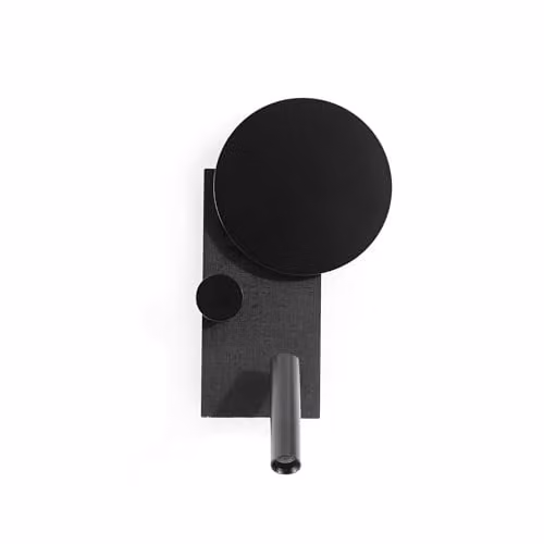 Netlighting Klee Left LED Reading Light in Textured Black with 2700K Warm White Light – 1