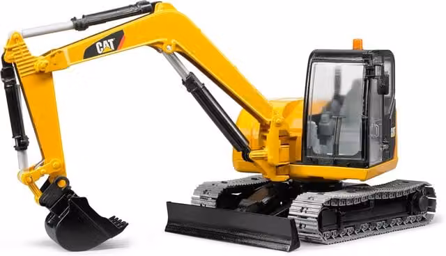Bruder Cat Mini Tracked Excavator Model, Yellow