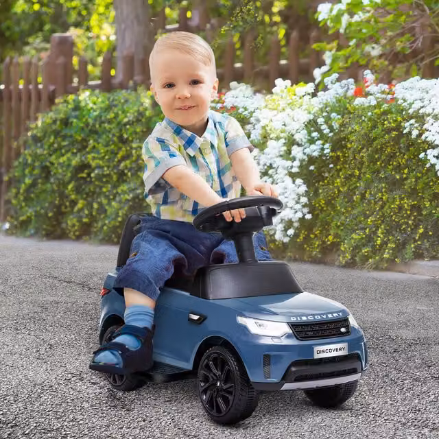 AIYAPLAY Land Rover Licensed 6V Kids Electric Ride on Car with Light and Sound, Blue