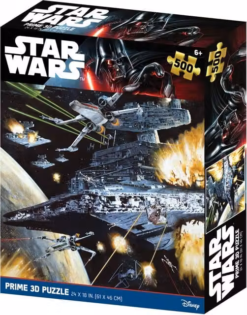 Star Wars Disney Battle Prime 3D Puzzle with 500 Pieces in Multicolour